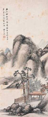 杨伯润 山水 立轴